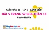 Giải bài 5 trang 52 Toán 11 tập 1 SGK Cánh Diều